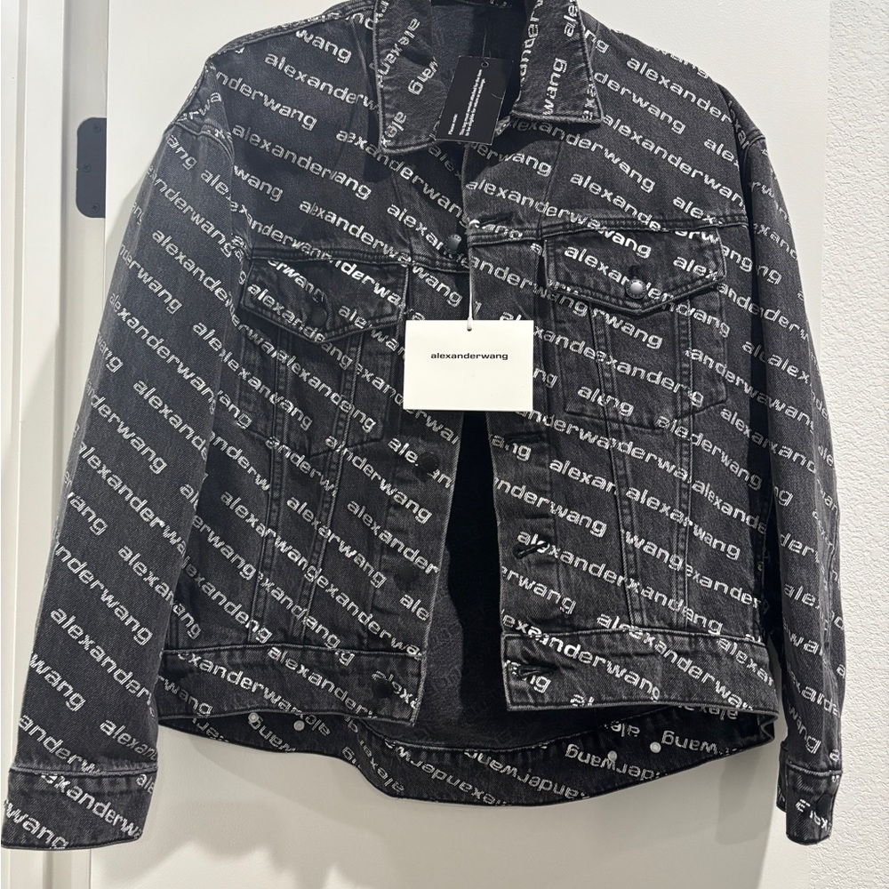 Alexander Wang Black Denim Jacket